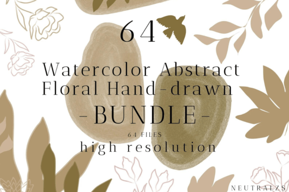 Download Abstract Shapes Floral Clipart Bundle - Abstract Collection