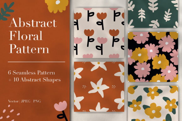 Download Abstract Floral Pattern &amp; Shapes - Abstract Collection