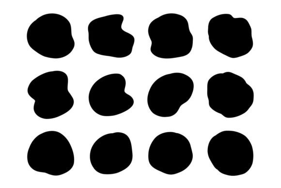 Download Blob Shapes SVG Bundle Organic Abstract - Abstract Collection