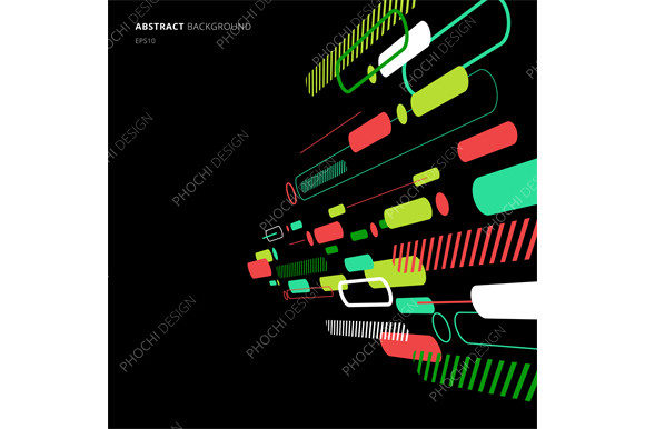 Download Abstract Elements Dynamic Rounded Line - Abstract Collection