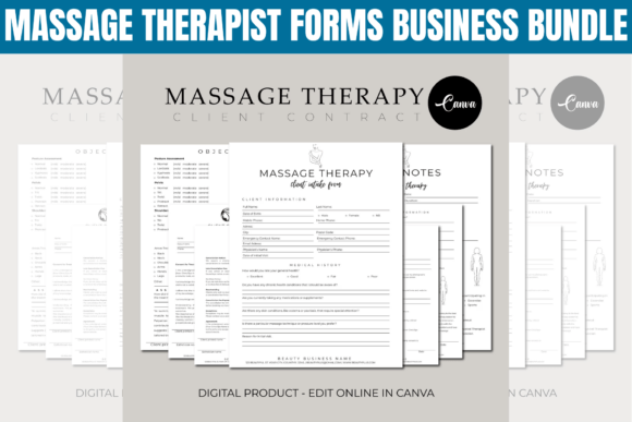 Download Massage Therapist Forms Business Bundle - Forms Collection