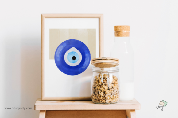 Download Evil Eye Printable Art Abstract Painting - Abstract Collection