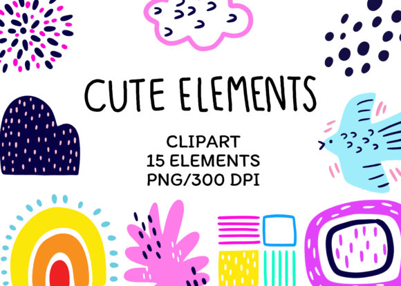 Download Cute Abstract Design, Elements, Clipart - Abstract Collection