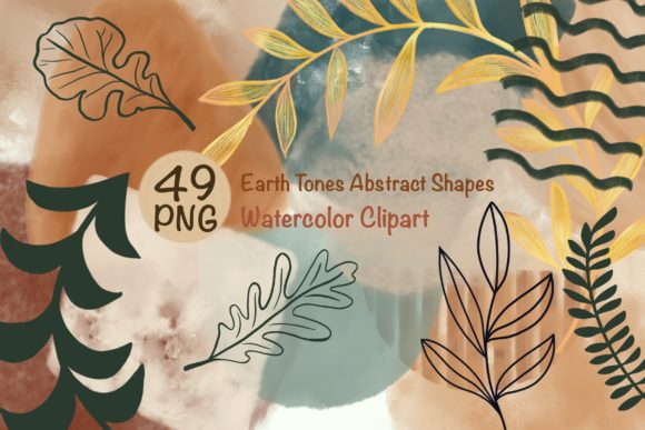 Download Watercolor Elements|Earth Tones Abstract - Abstract Collection