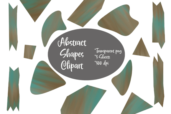 Download Earth Tones Abstract Shapes Clipart - Abstract Collection