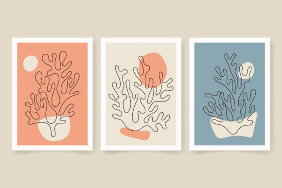 Download Contemporary Abstract Coral Posters - Abstract Collection