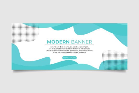 Download Abstract Banner with Modern Shapes - Abstract Collection