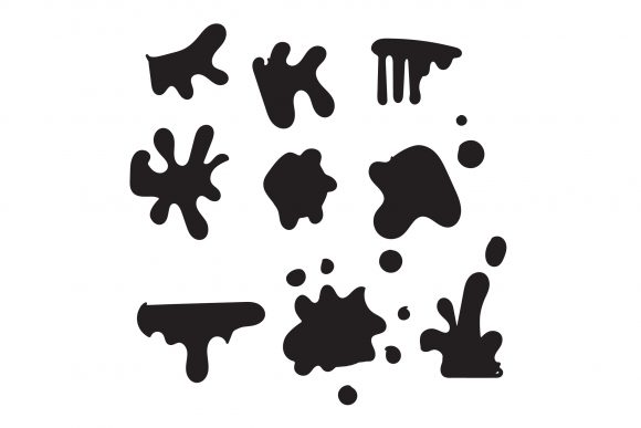 Download Doodle Paint Splatter and Blob Splash - Paint Collection