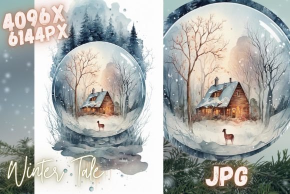Download Winter Fairy Tale Abstract Illustration - Abstract Collection