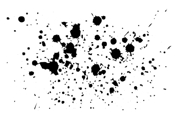 Download Ink Splatter. Grunge Black Paint Drops T - Paint Collection