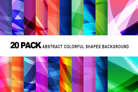 Download Abstract Colorful Shapes Background - Abstract Collection