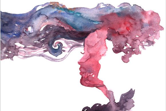 Download Abstract Painting Water Color of Beauty - Abstract Collection