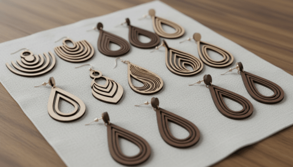 Download Abstract Organic Earrings Bundle - Abstract Collection