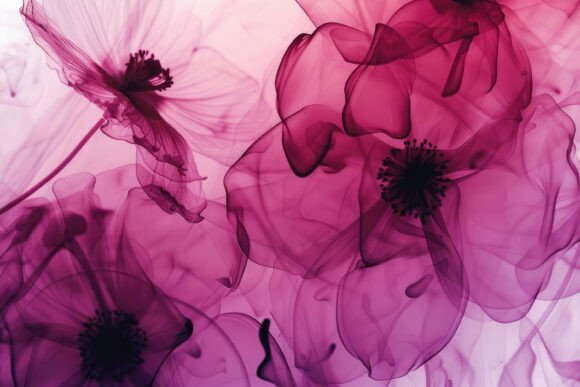 Download Delicate Pink Floral Abstract Art Backgr - Abstract Collection