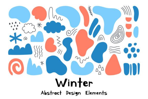 Download Winter Abstract Design Elements - Abstract Collection
