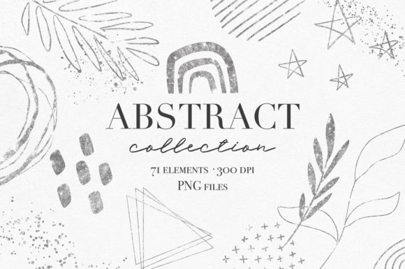 Download Silver Abstract Design Elements Clipart - Abstract Collection