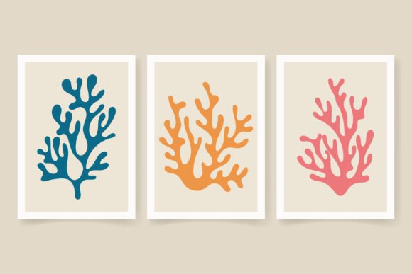 Download Contemporary Abstract Coral Posters - Abstract Collection