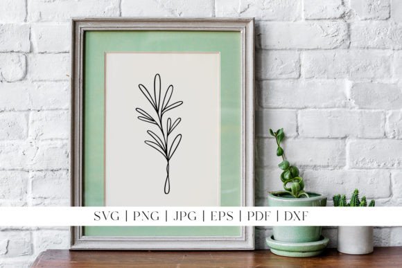 Download Laurel Leaf Line Art | Botanical Branch - Branch Collection