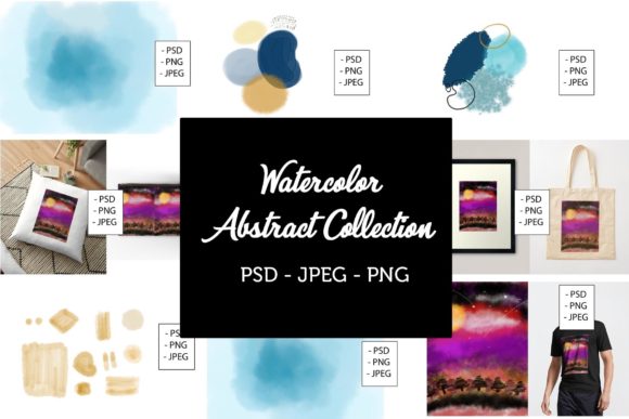 Download Abstract Watercolor Collection Bundles - Abstract Collection