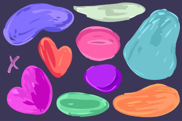 Download 10 Amoeba Shape Marker Figure Abstract - Abstract Collection