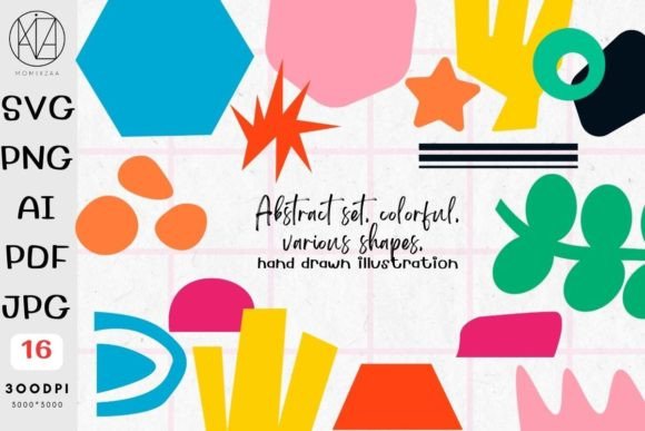Download Abstract Illustration Element Hand Drawn - Abstract Collection