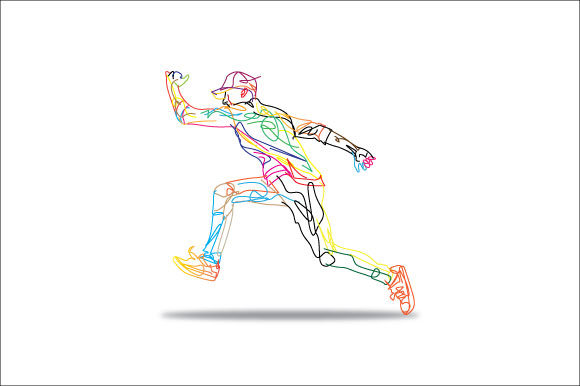 Download Running Abstract Illustration - Abstract Collection