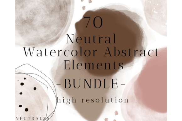 Download 70 Neutral Abstract Shapes - Abstract Collection