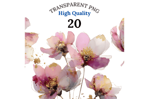 Download 20 Abstract Watercolor Floral Clipart - Abstract Collection