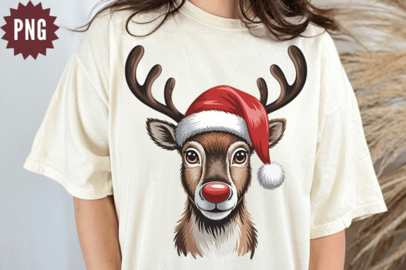 Download Hand-painted Christmas Reindeer PNG - Paint Collection