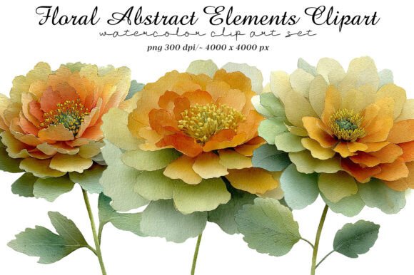 Download Floral Abstract Elements Clipart - Abstract Collection