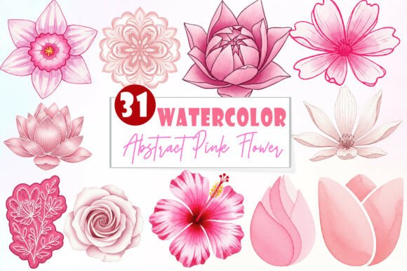 Download Abstract Pink Flower - Abstract Collection
