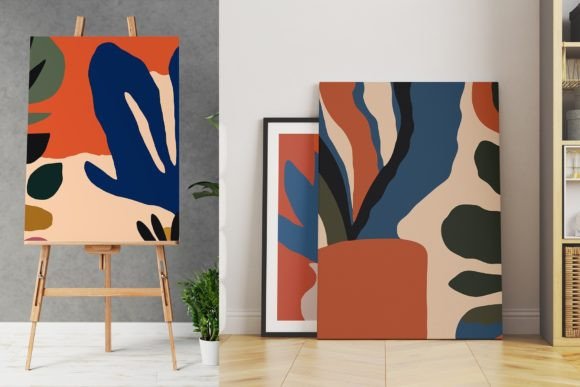 Download Abstract Contemporary Floral Art - Abstract Collection