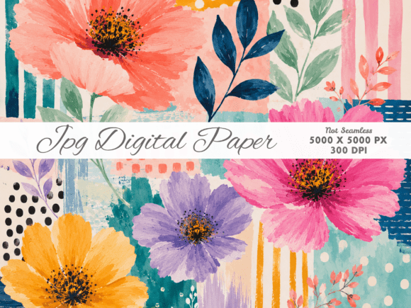 Download Creative Abstract Texture Digital Paper - Abstract Collection