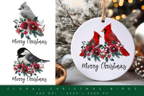 Download Christmas Birds PNG Sublimation Designs - Design Collection