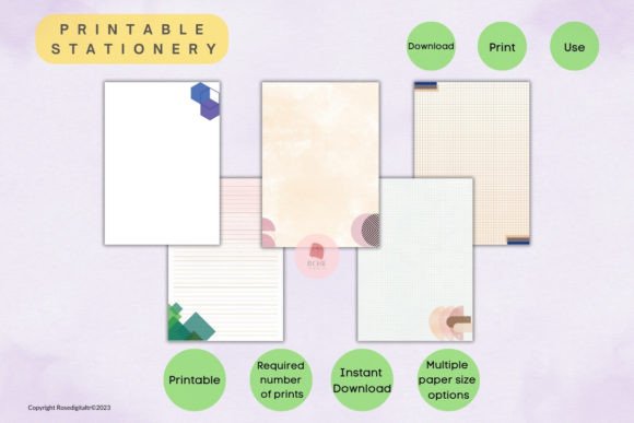 Download Printable Stationery Papers Forms - Forms Collection