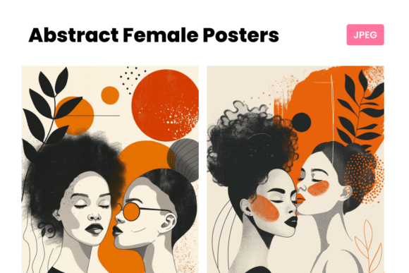 Download Abstract Female Posters | Modern Shapes - Abstract Collection