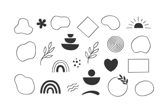 Download Abstract Organic Shapes and Geometric - Abstract Collection