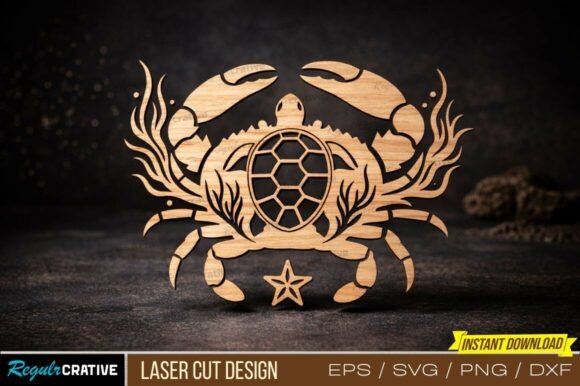 Download Crab Laser Cut Design , Crab Laser Cut , - Design Collection