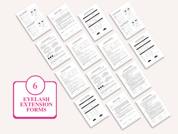 Download Eyelash Extension Forms - Editable Lash - Forms Collection