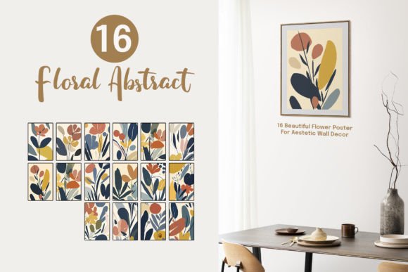 Download Blooming Floral Abstract Art Print - Abstract Collection