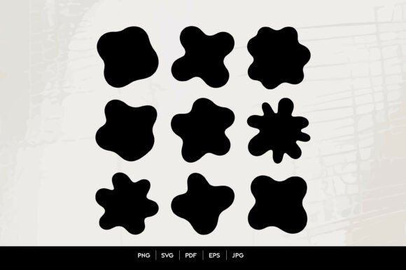 Download Abstract Organic Blob Shapes Set - Abstract Collection