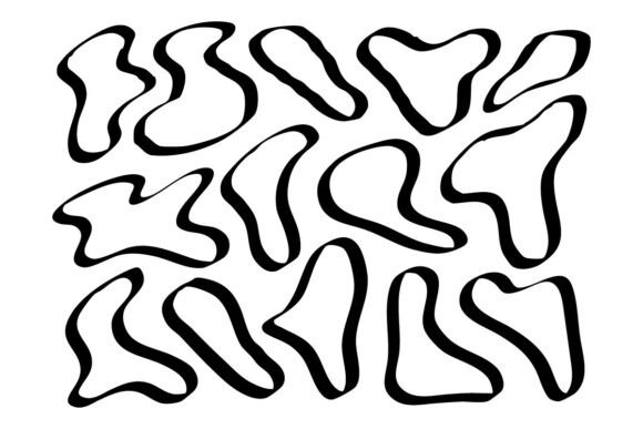 Download Abstract Bold Blob Shape Bundle Set - Abstract Collection