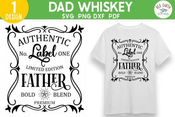 Download Dad Whiskey Label Svg Sublimation Design - Design Collection