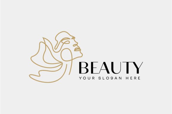 Download Beauty Logo Line Art Logo Design Vector - Design Collection