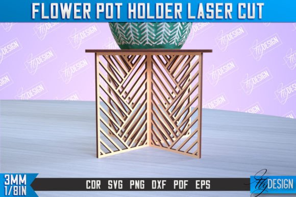 Download Flower Pot Holder Laser Cut | Home Decor - Premium Bundle