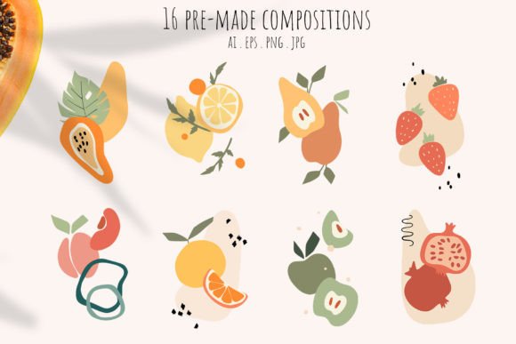Download Juicy Fruits Abstract Art - Abstract Collection
