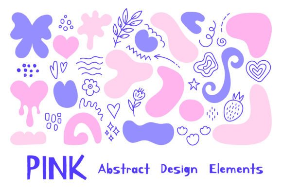 Download Pink Abstract Design Elements - Abstract Collection
