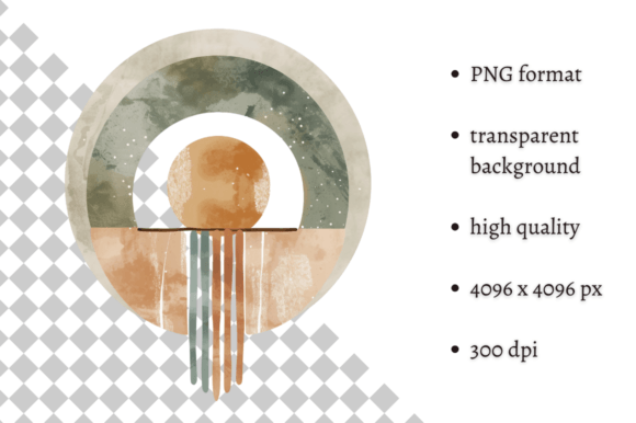 Download Abstract Boho Shape PNG Clipart - Abstract Collection