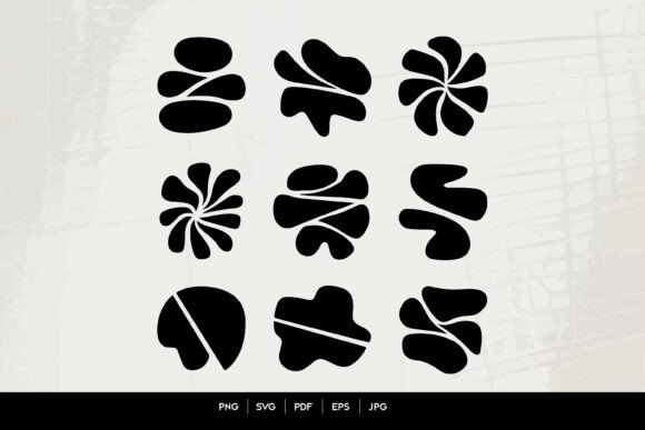 Download Organic Abstract Shapes SVG Set - Abstract Collection