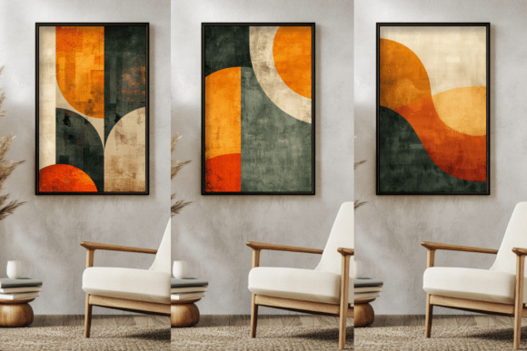 Download Abstract Prints Set, Geometry Art Prints - Abstract Collection